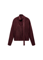 Pull Col En V Foulard