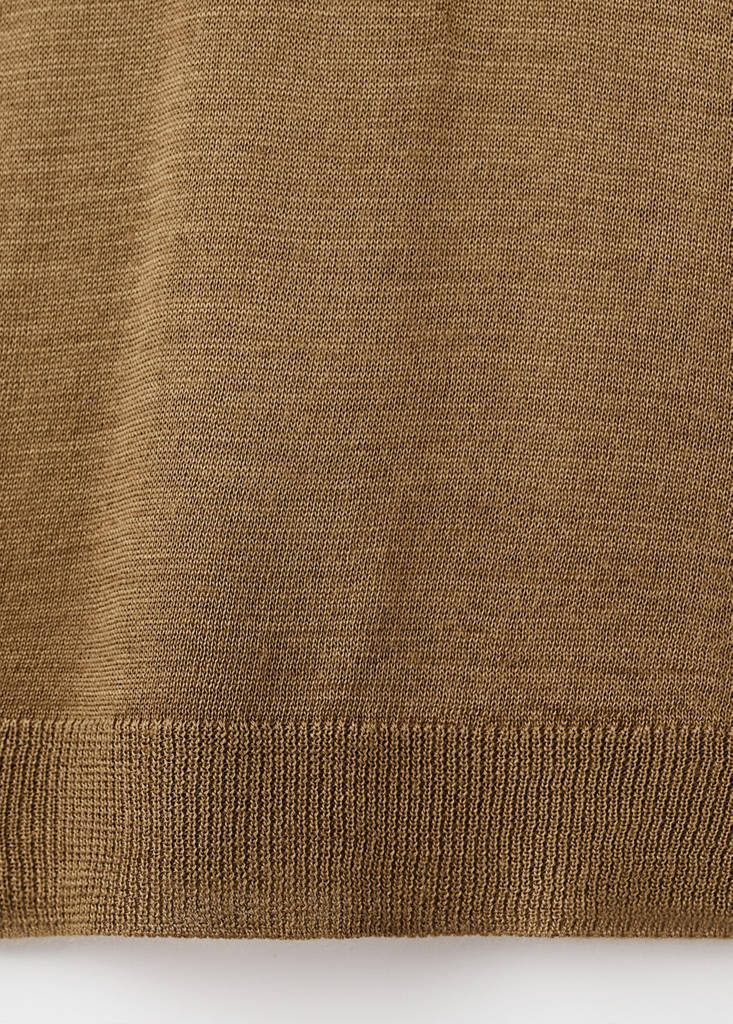 Pull Col Montant En Laine Mélangée