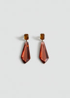 Boucles D'Oreilles Pendentifs Bicolores