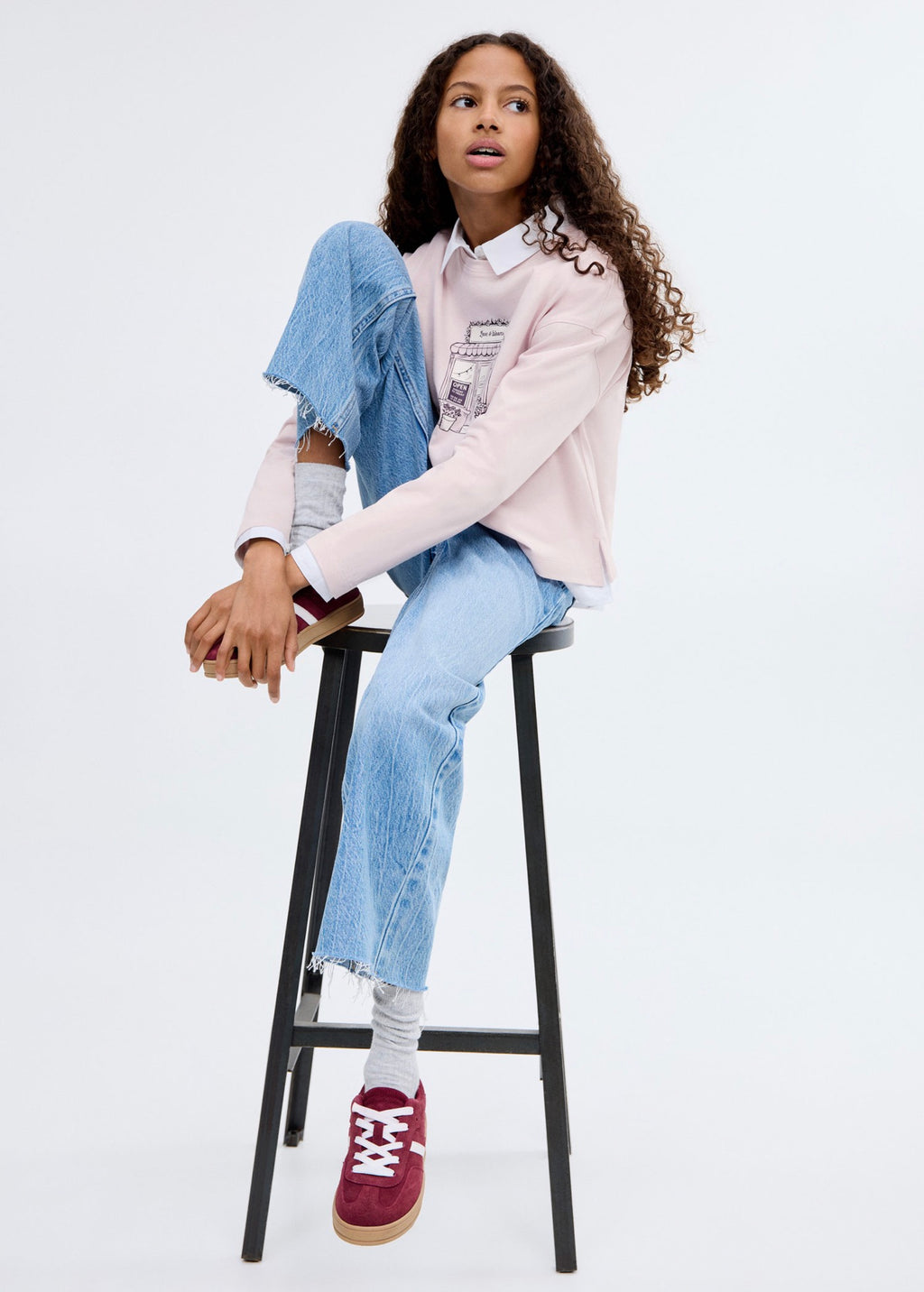 T-Shirt Shop Violet Clair/Pastel - Fille