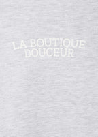 Camiseta Shop Gris Claro Jaspeado - Niña