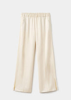 Pantalon Satiné Ouvertures Latérales