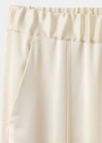 Pantalon Satiné Ouvertures Latérales