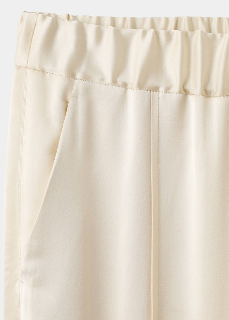 Pantalon Satiné Ouvertures Latérales