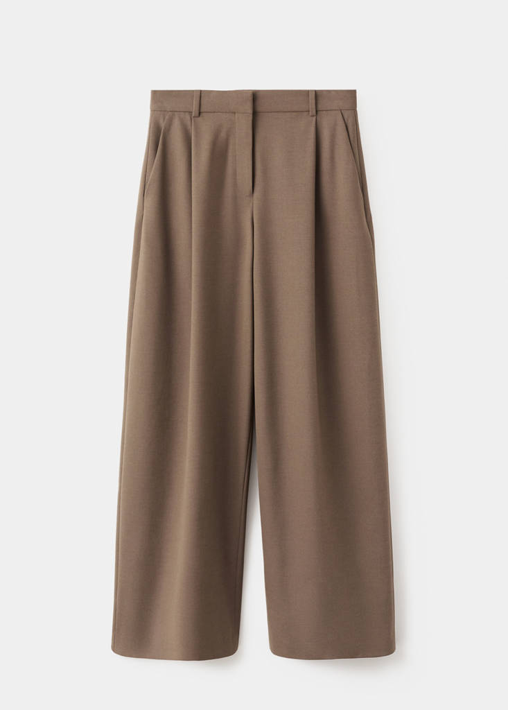 Pantalon De Costume Droit À Pinces