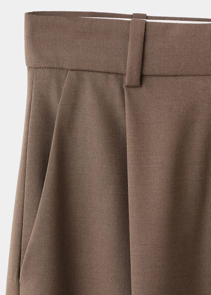 Pantalon De Costume Droit À Pinces