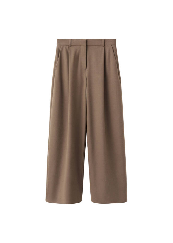 Pantalon De Costume Droit À Pinces