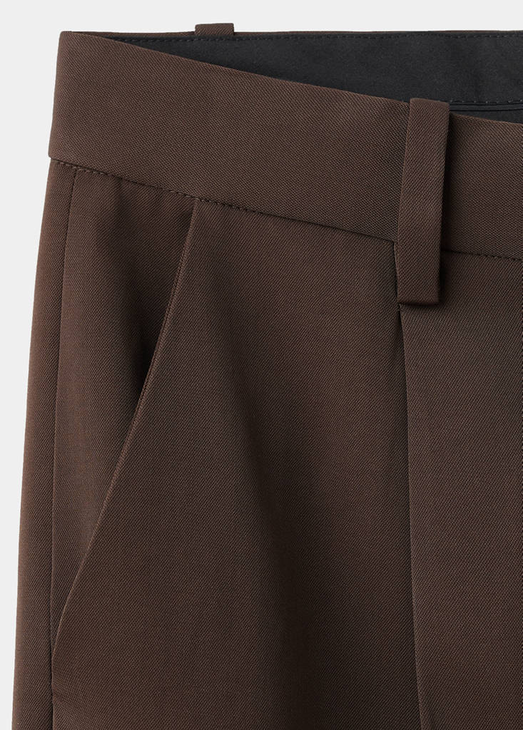 Pantalon De Costume Droit À Pinces
