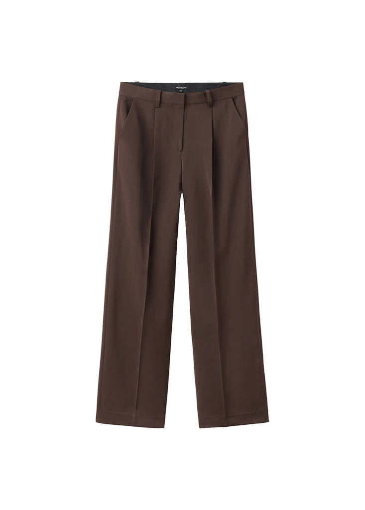 Pantalon De Costume Droit À Pinces