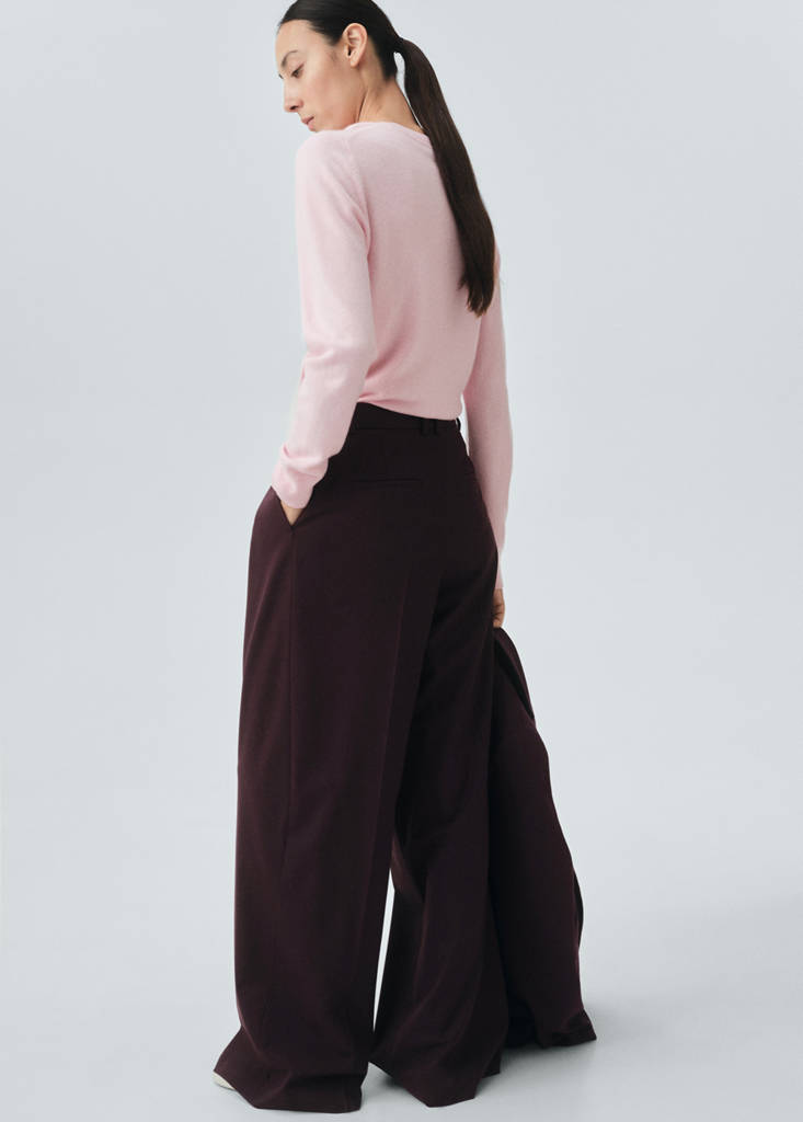 Pantaloni Completo Dritti Lana