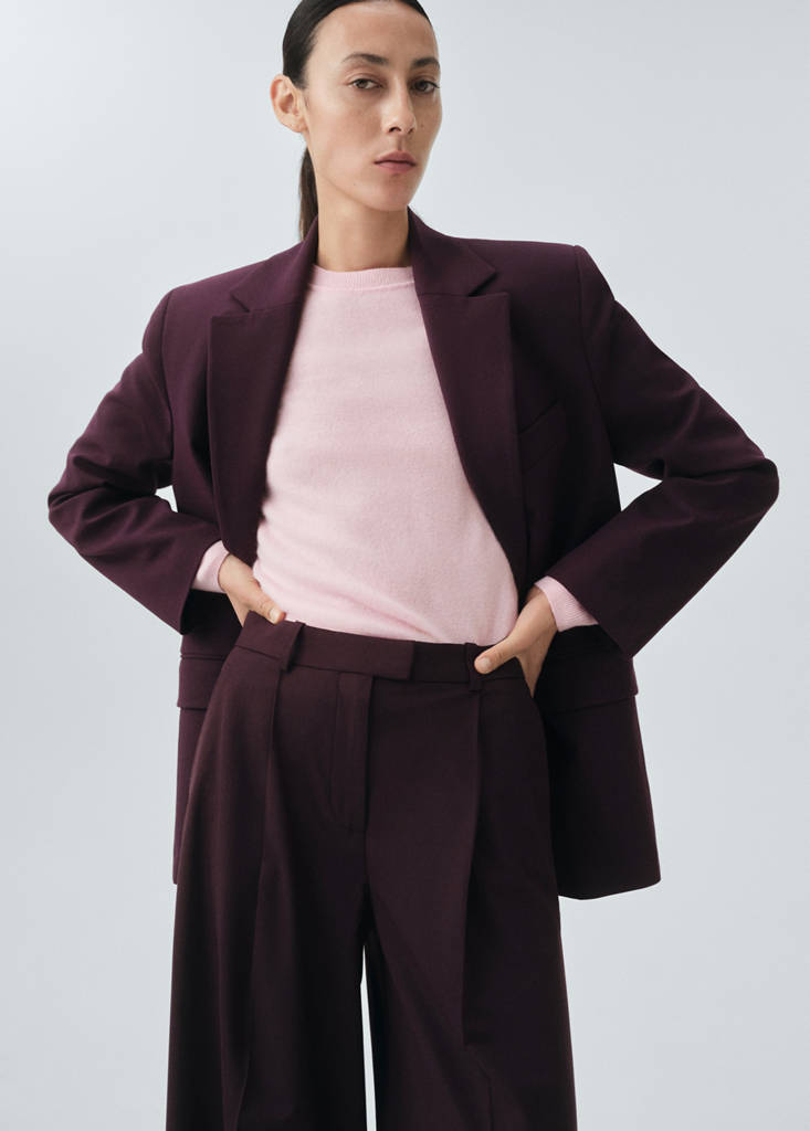 Pantaloni Completo Dritti Lana