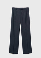 Pantalon De Costume Fines Rayures