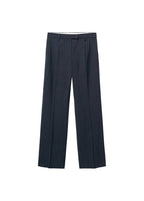 Pantalon De Costume Fines Rayures