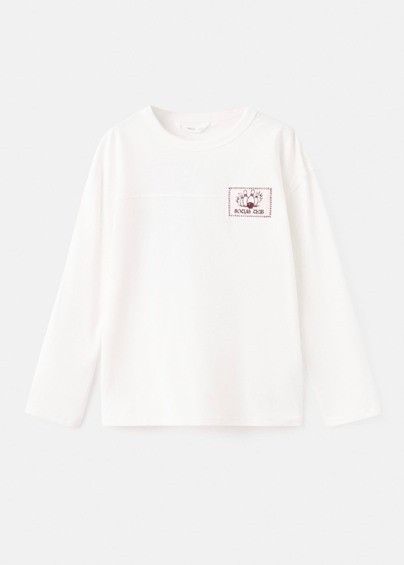 Camiseta Bowl Blanco Roto - Niño