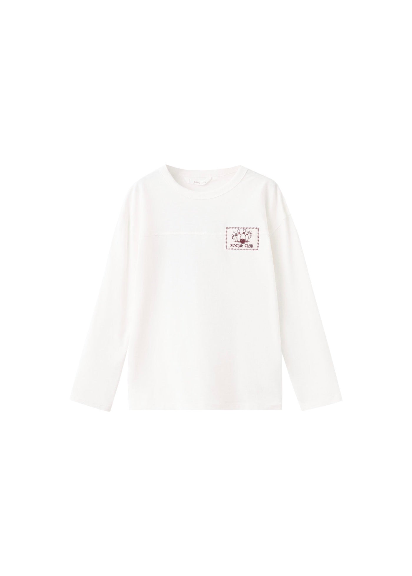 Camiseta Bowl Blanco Roto - Niño