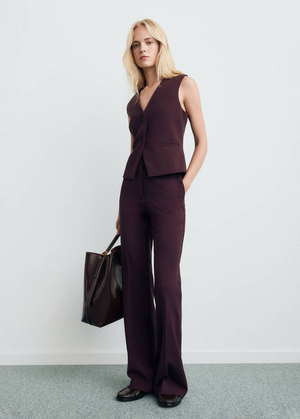 Pantalon Flare Taille Normale