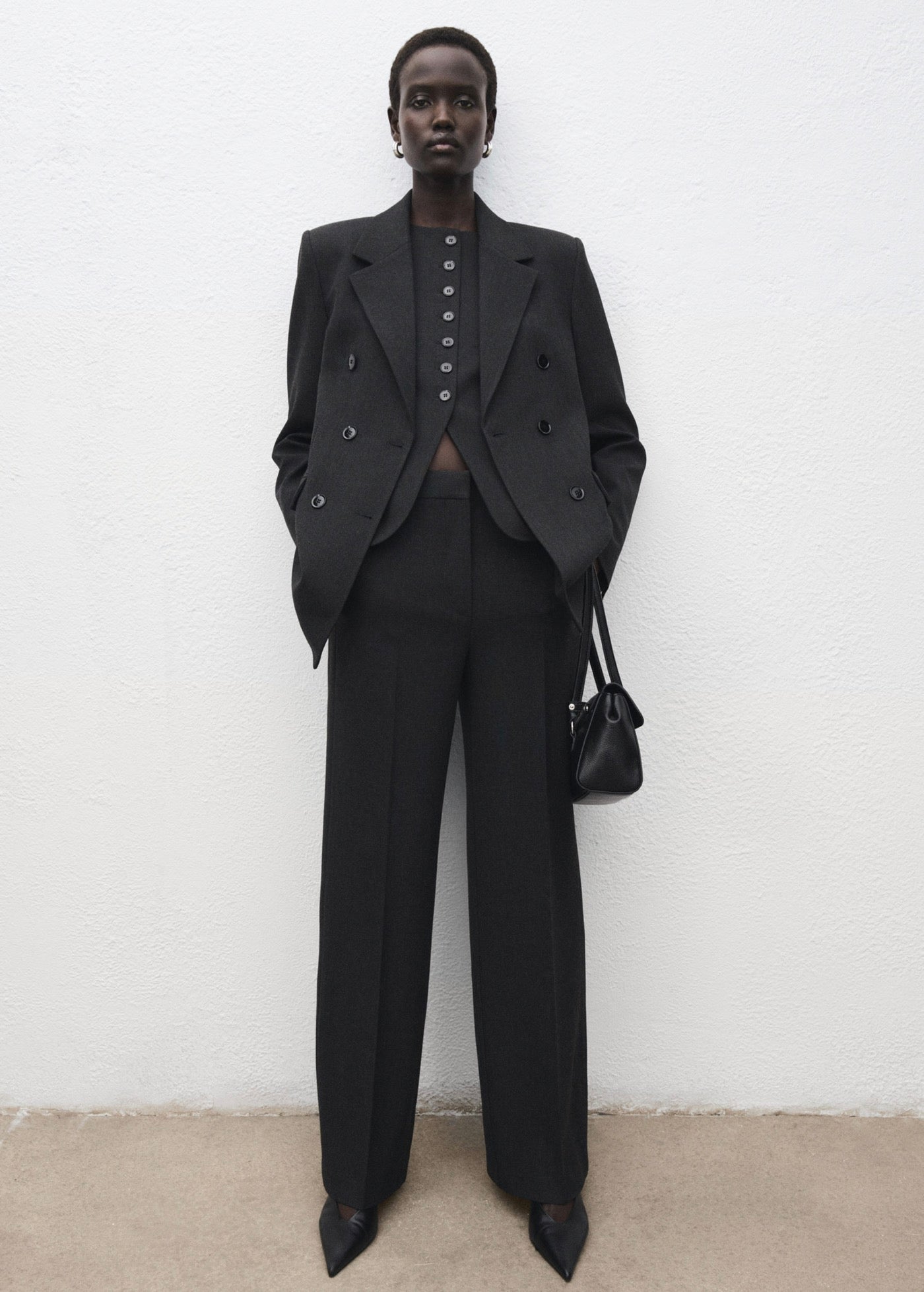 Pantalon Costume Pinces