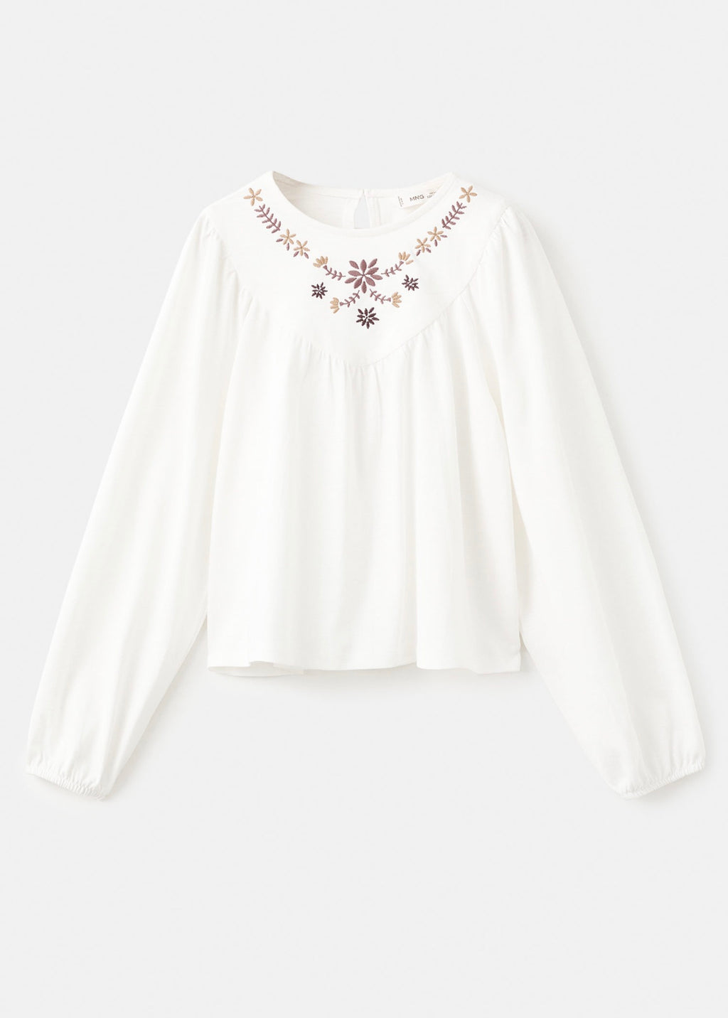 T-Shirt Can Blanc Cassé - Fille