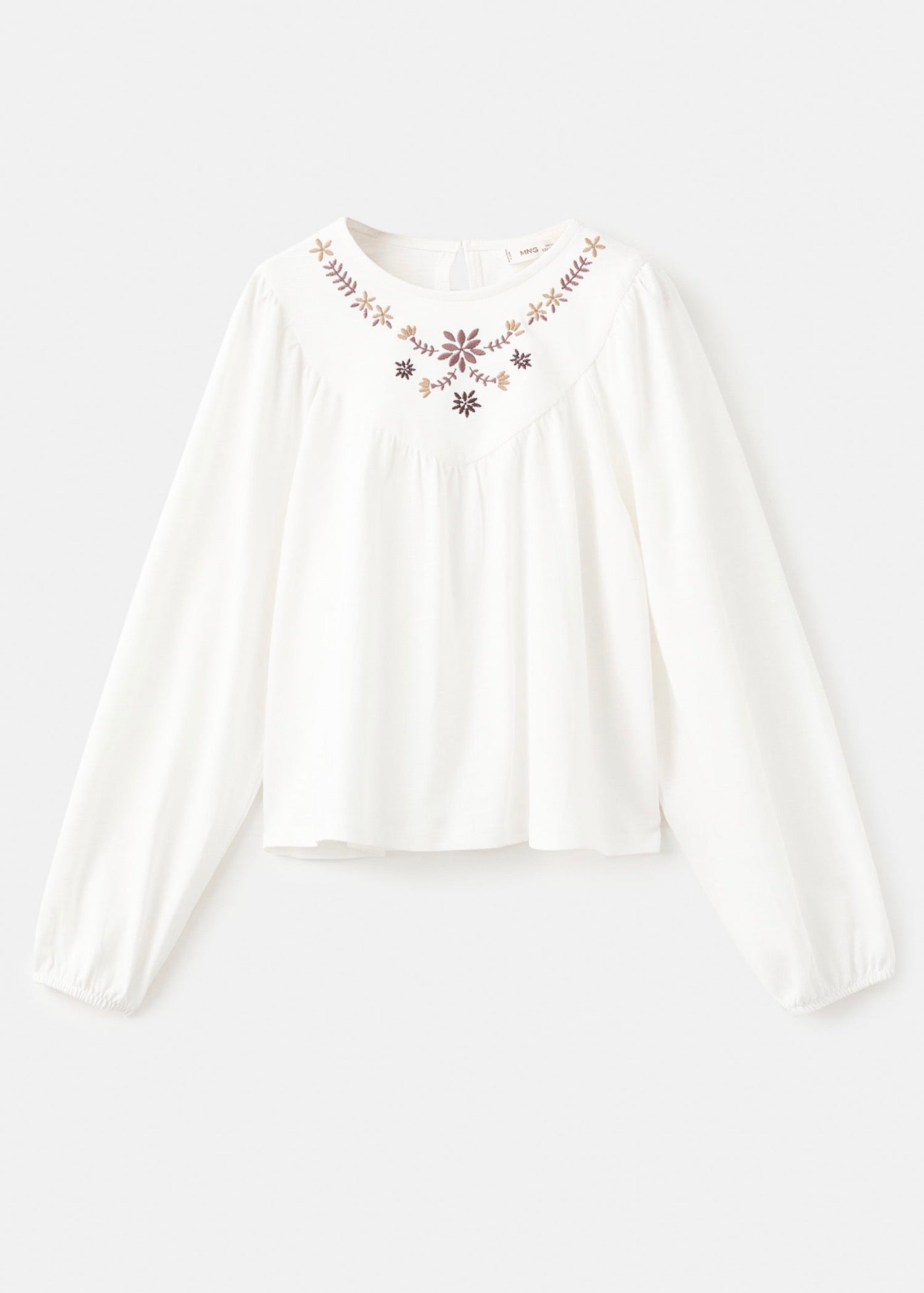 T-Shirt Can Blanc Cassé - Fille