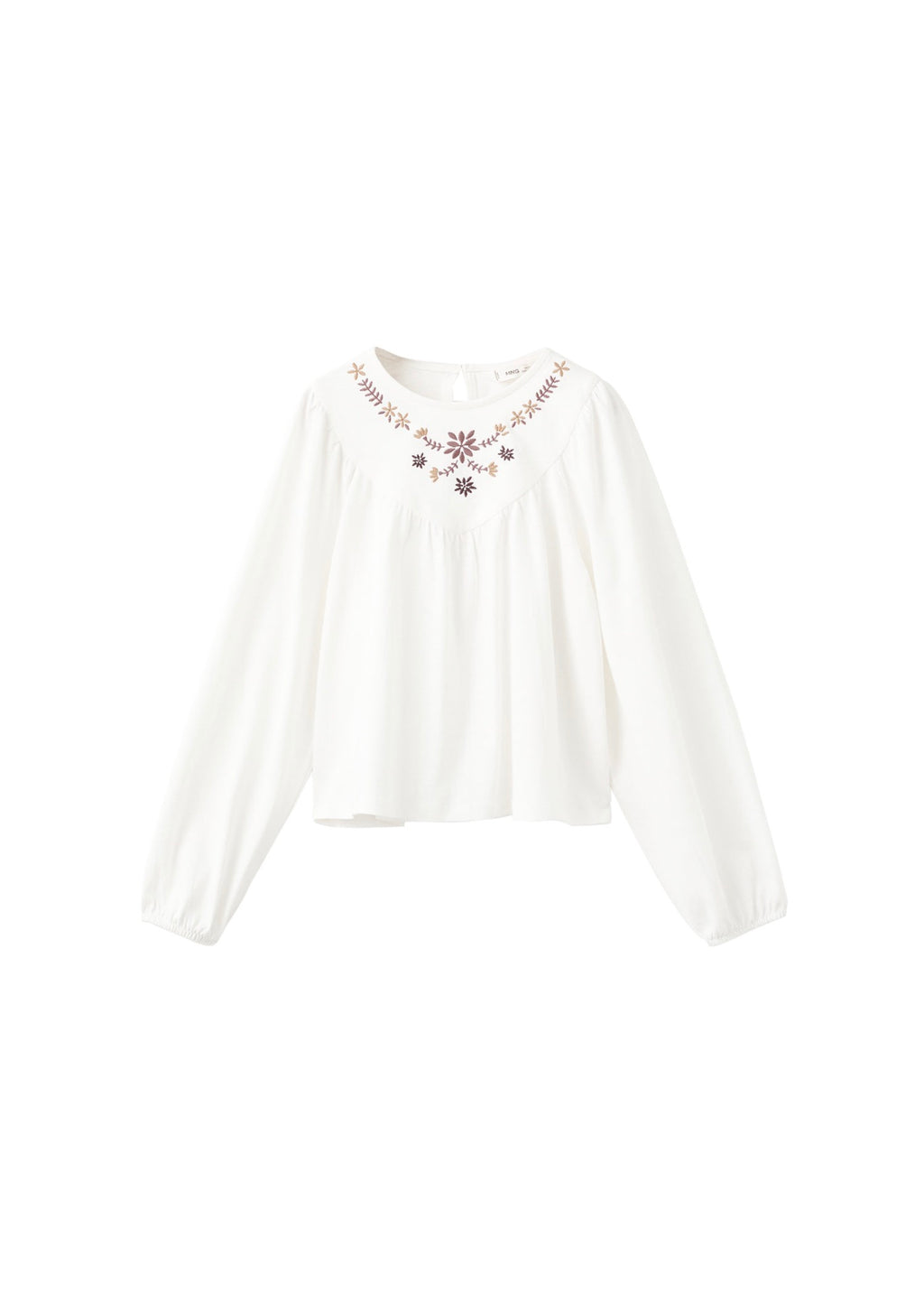 T-Shirt Can Blanc Cassé - Fille