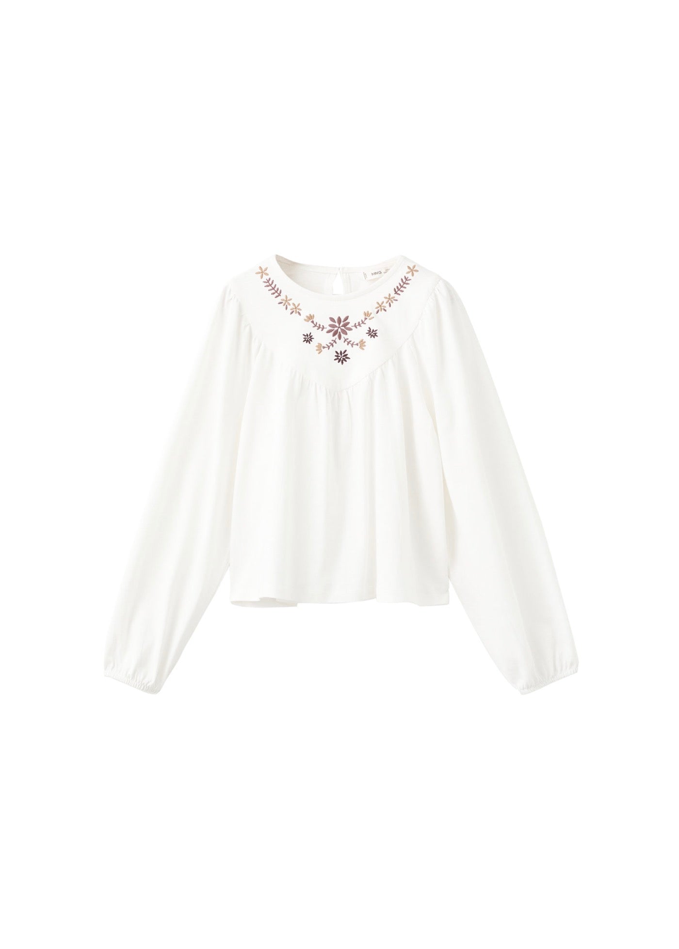 T-Shirt Can Blanc Cassé - Fille