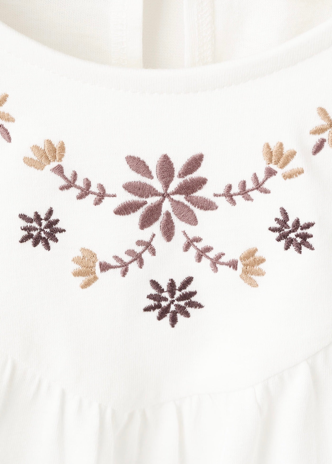 T-Shirt Can Blanc Cassé - Fille