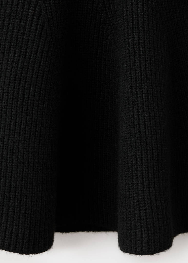 Pull Péplum Maille Côtelée