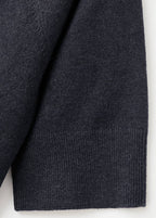 Pull Laine Mélangée Manches Courtes