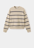 Pull-Over En Maille À Rayures