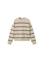 Pull-Over En Maille À Rayures