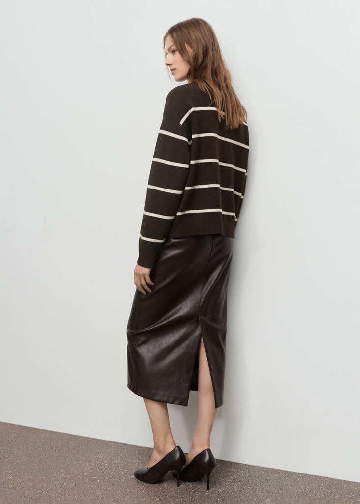 Pull-Over En Maille À Rayures