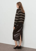 Pull-Over En Maille À Rayures