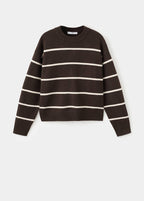 Pull-Over En Maille À Rayures