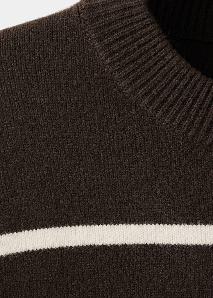 Pull-Over En Maille À Rayures