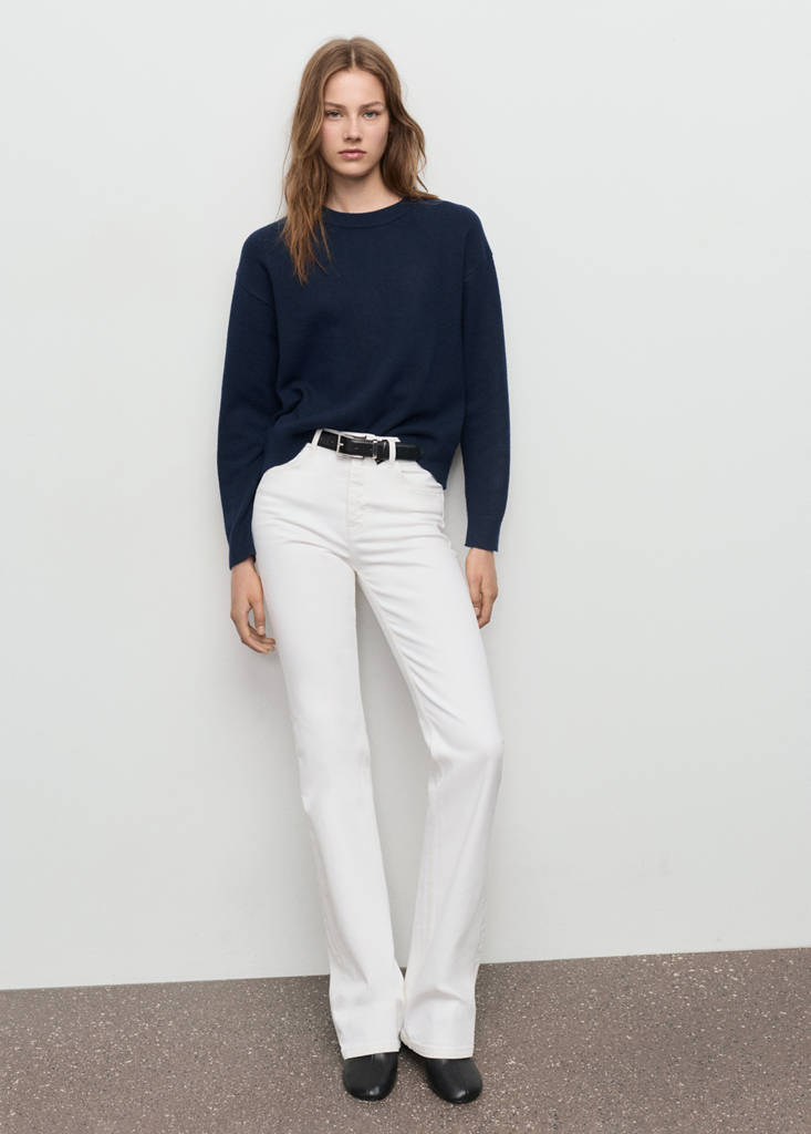 Pull En Maille À Col Rond