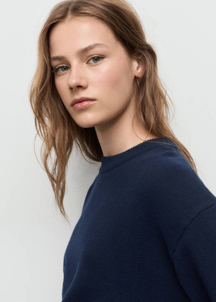 Pull En Maille À Col Rond