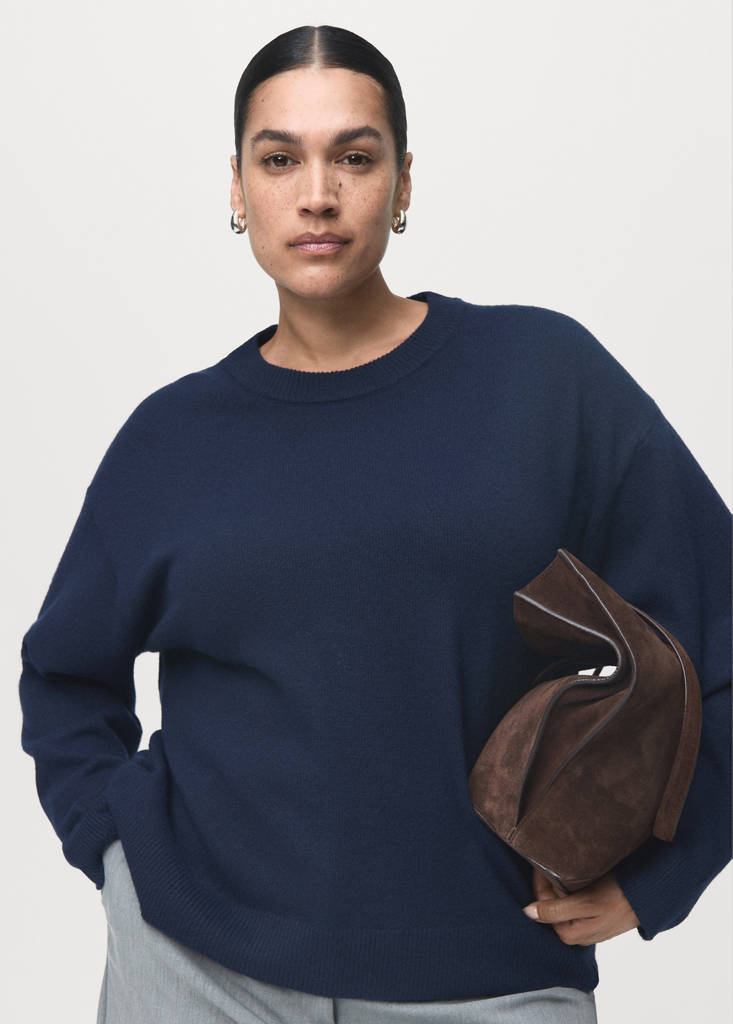 Pull En Maille À Col Rond