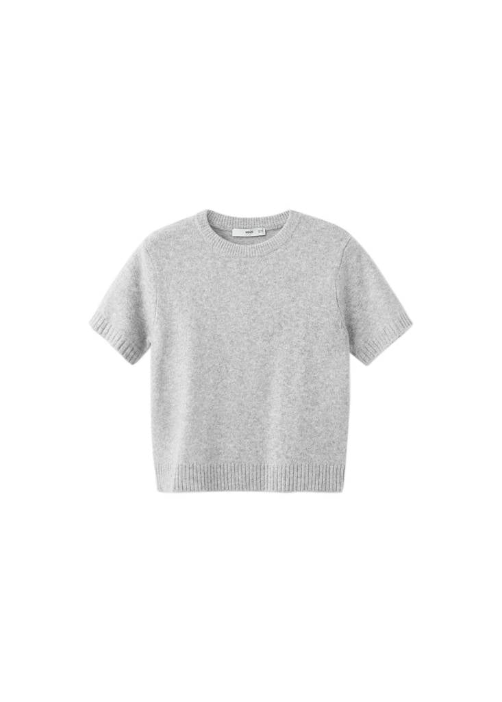 Short-Sleeved Knit Jumper