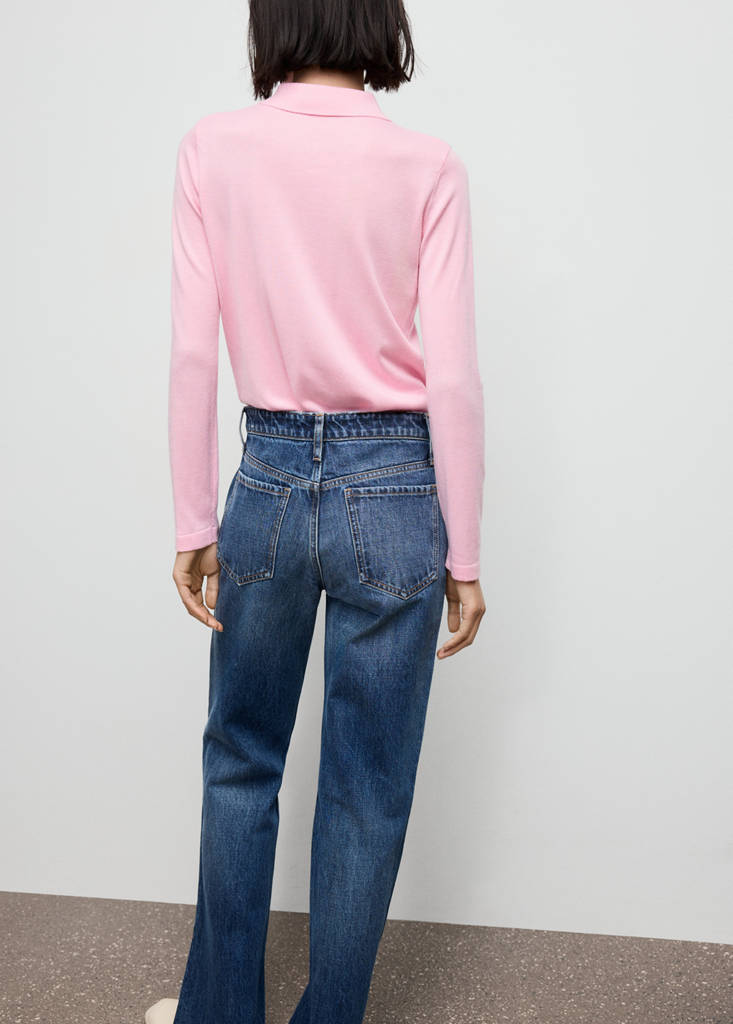 Pull Col Polo Manches Longues
