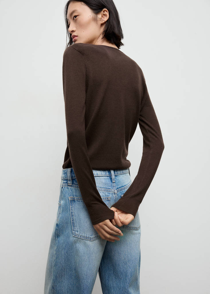 Pull Col Drapé