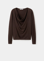 Pull Col Drapé