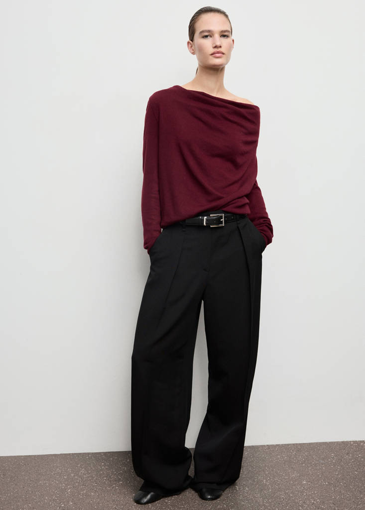 Pull Col Drapé