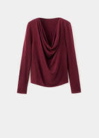 Pull Col Drapé