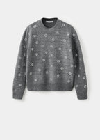 Pull-Over Détail À Cristaux