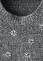 Pull-Over Détail À Cristaux