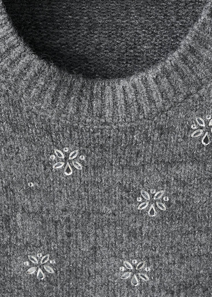 Pull-Over Détail À Cristaux