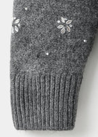 Pull-Over Détail À Cristaux