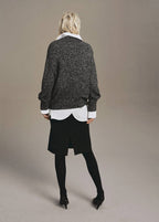 Pull Chiné À Col En V