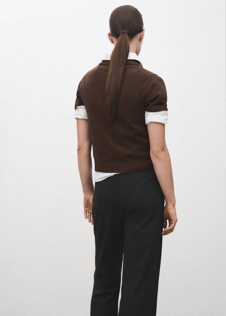 Pull-Over Maille Col En V