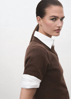 Pull-Over Maille Col En V